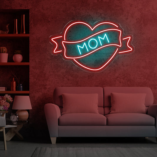 Mom LED Neon Sign