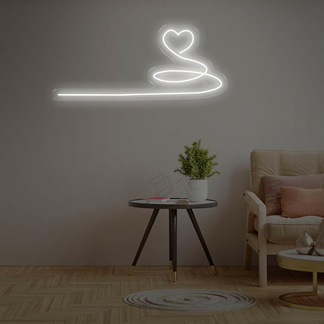 Love Heart Picture LED Neon Sign