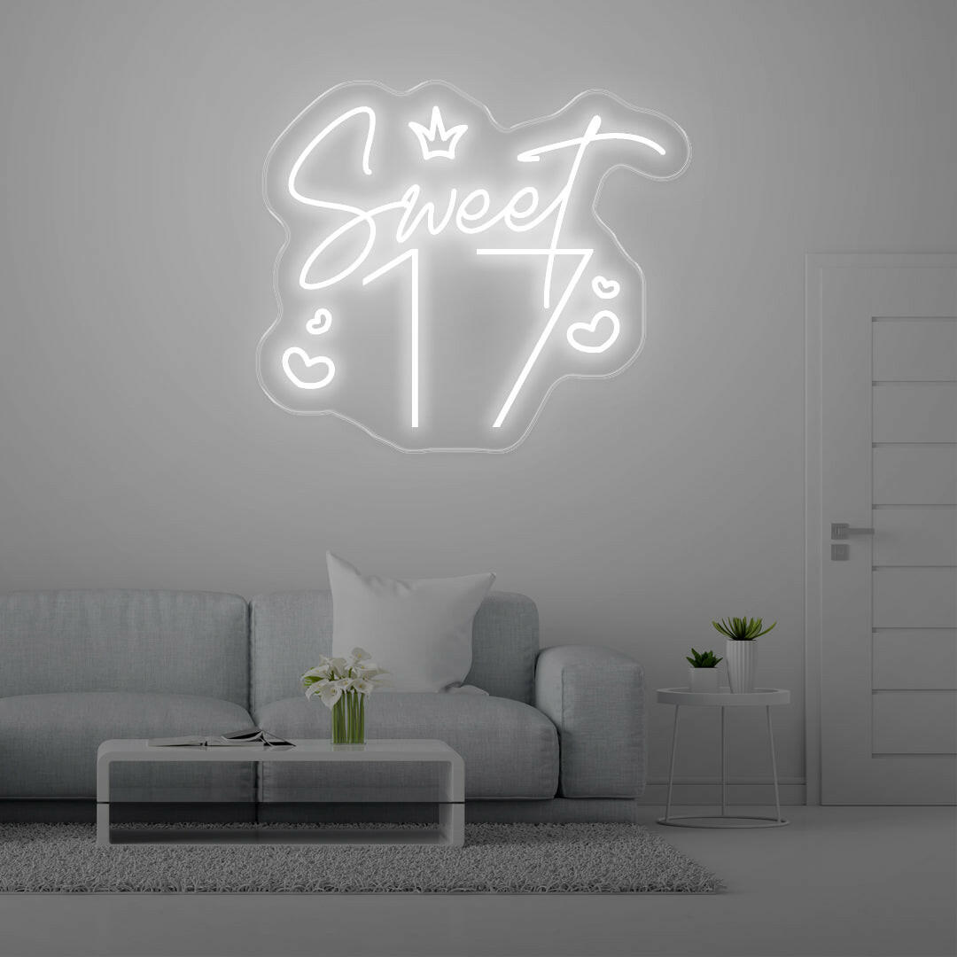 Sweet 17 LED Neon Sings