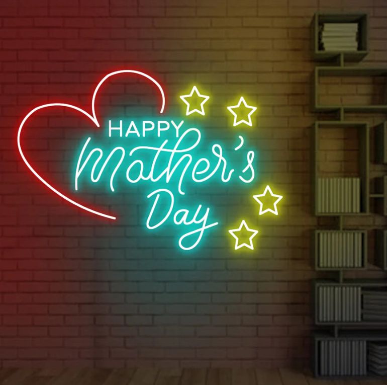 Neon Sign for Mother’s Bedroom