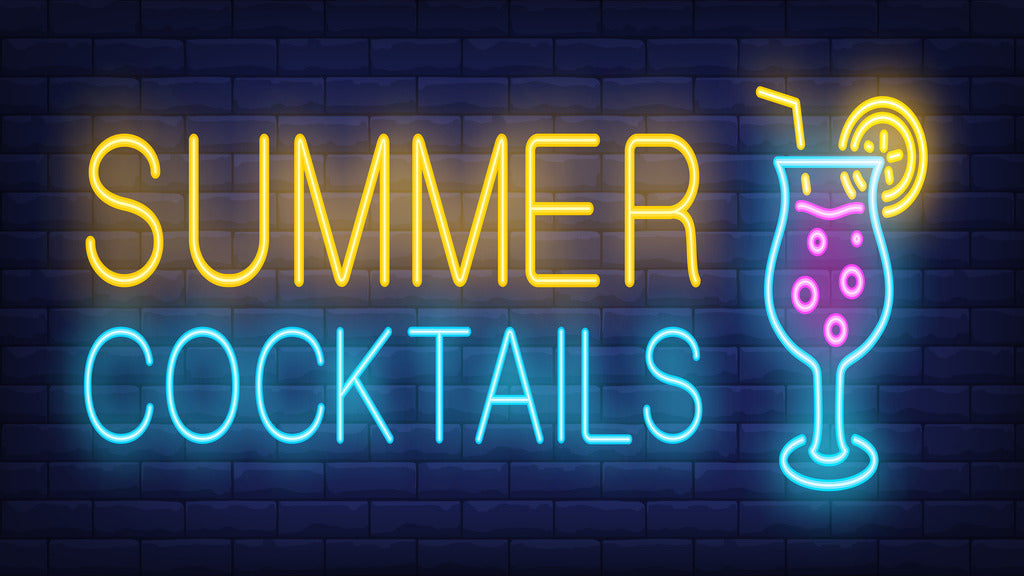 Cocktails and Dreams Neon Sign Design Ideas