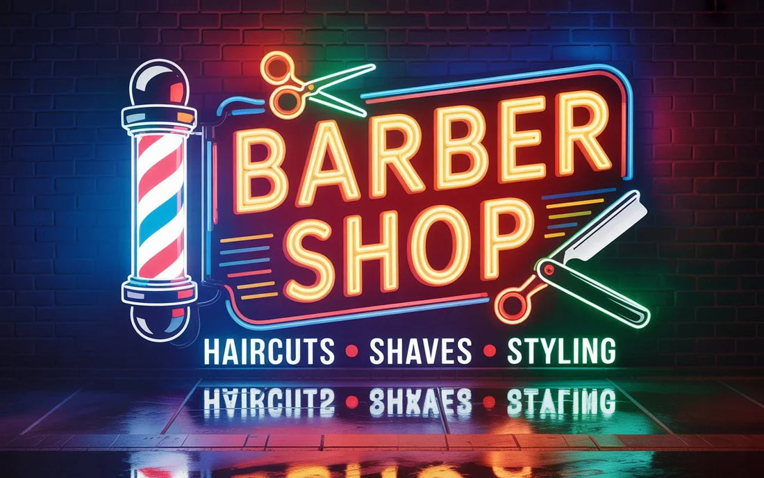 Barber Shop Sign Ideas: Neon & Hair Salon Designs