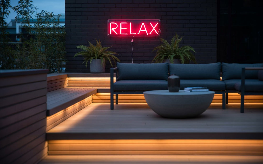 Outdoor Strip Lighting Ideas | Enhance Your Garden & Patio Ambiance