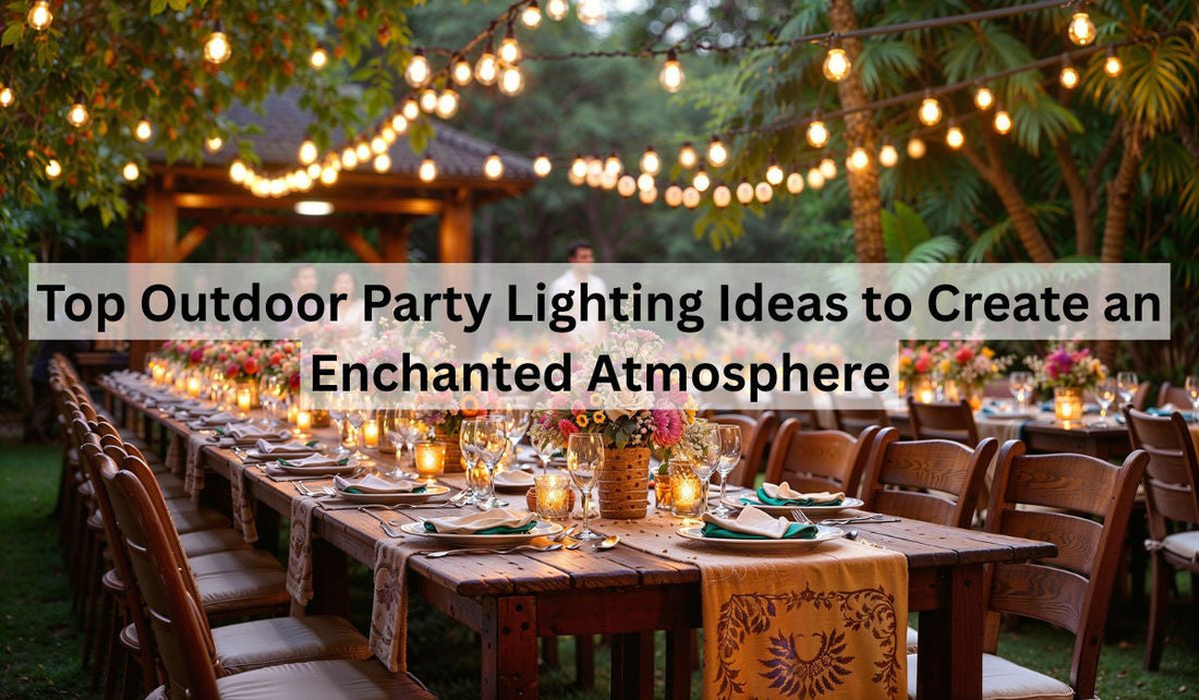 Top Outdoor Party Lighting Ideas to Create an Enchanted Atmosphere