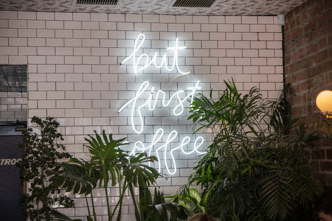 Neon in British Cafés