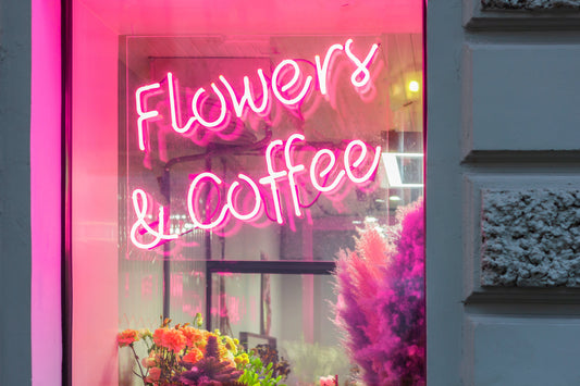 Neon Window Display Trends Across the UK