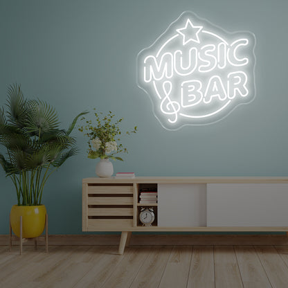 Music Bar LED Neon Sign – Lively Glow