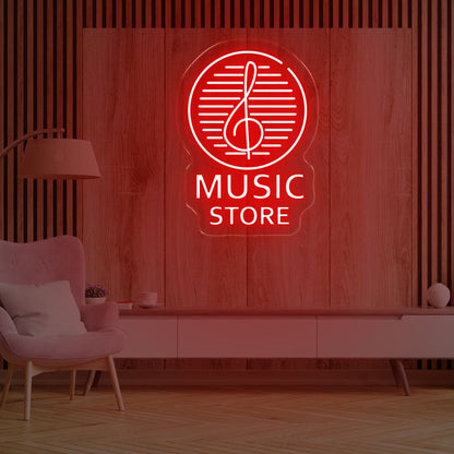Music Store LED Neon Sign