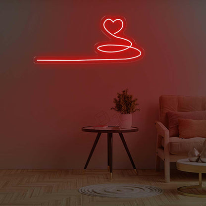 Love Heart Picture LED Neon Sign