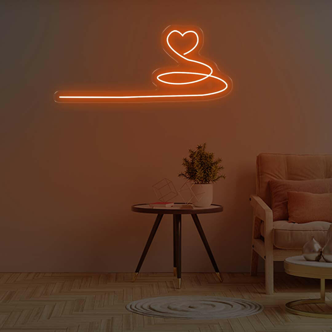 Love Heart Picture LED Neon Sign