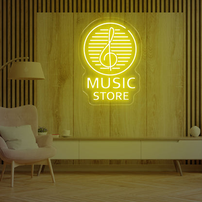 Music Store LED Neon Sign