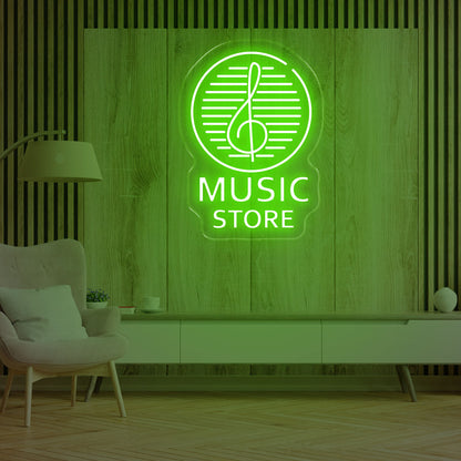 Music Store LED Neon Sign