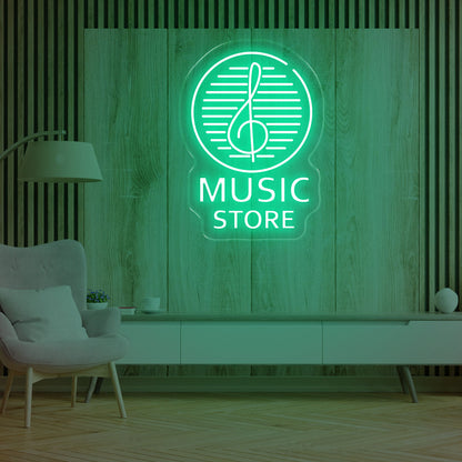 Music Store LED Neon Sign