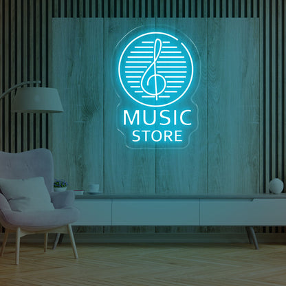 Music Store LED Neon Sign