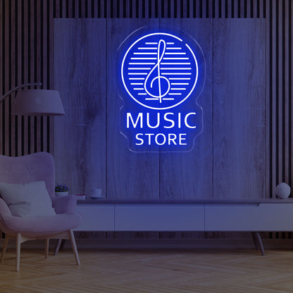 Music Store LED Neon Sign