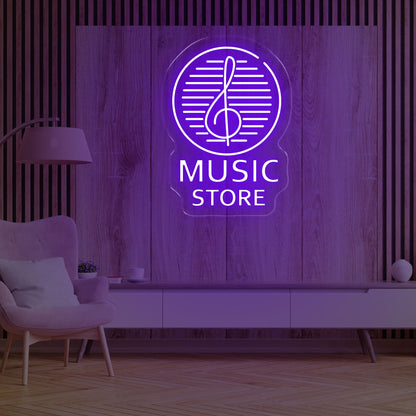 Music Store LED Neon Sign
