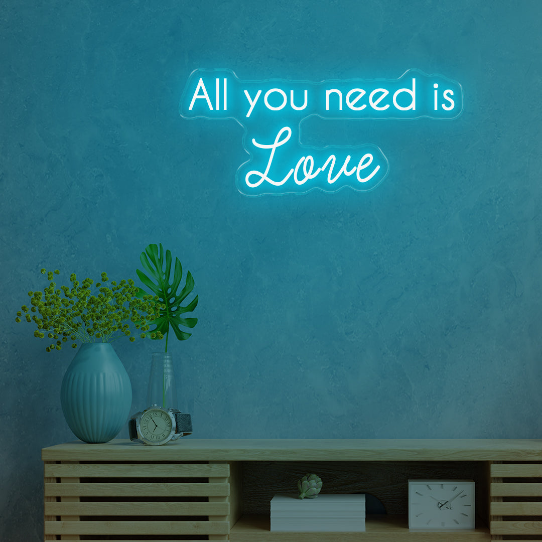 All you need is Love Light Blue