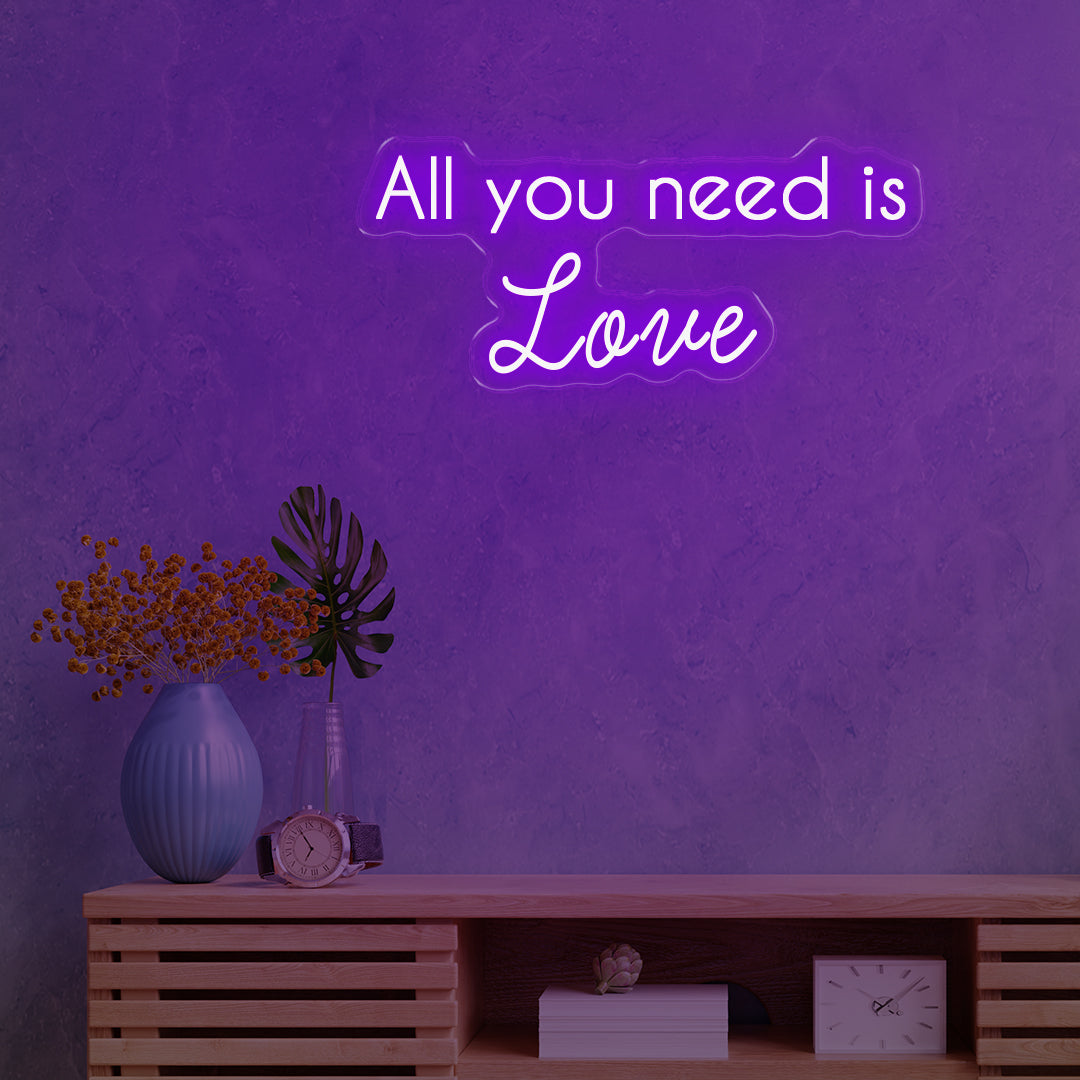 All you need is Love Purple