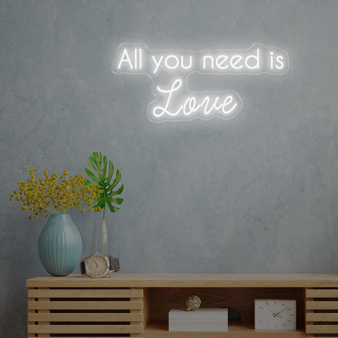 All you need is Love White