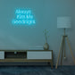 Always Kiss Me Goodnight Light Blue