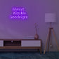 Always Kiss Me Goodnight Purple