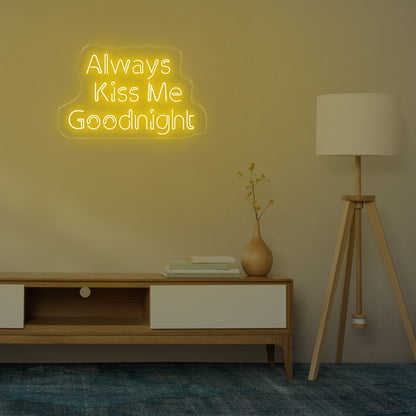 Always Kiss Me Goodnight Yellow