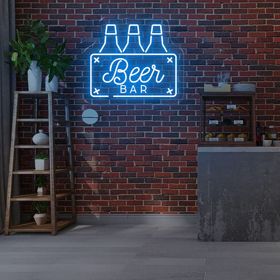 Beer Bar Light Blue