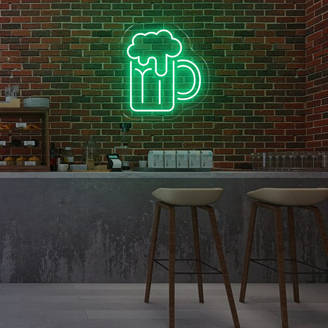 Beer Mug Light Green