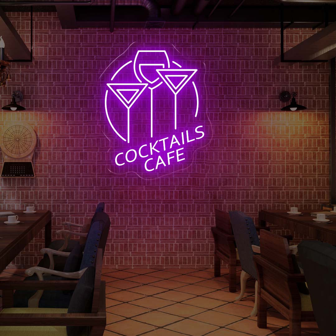 Cocktail Cafe Light Purple