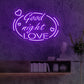 Good Night Love Neon Sign Purple