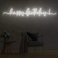 Happy Birthday Neon Sign